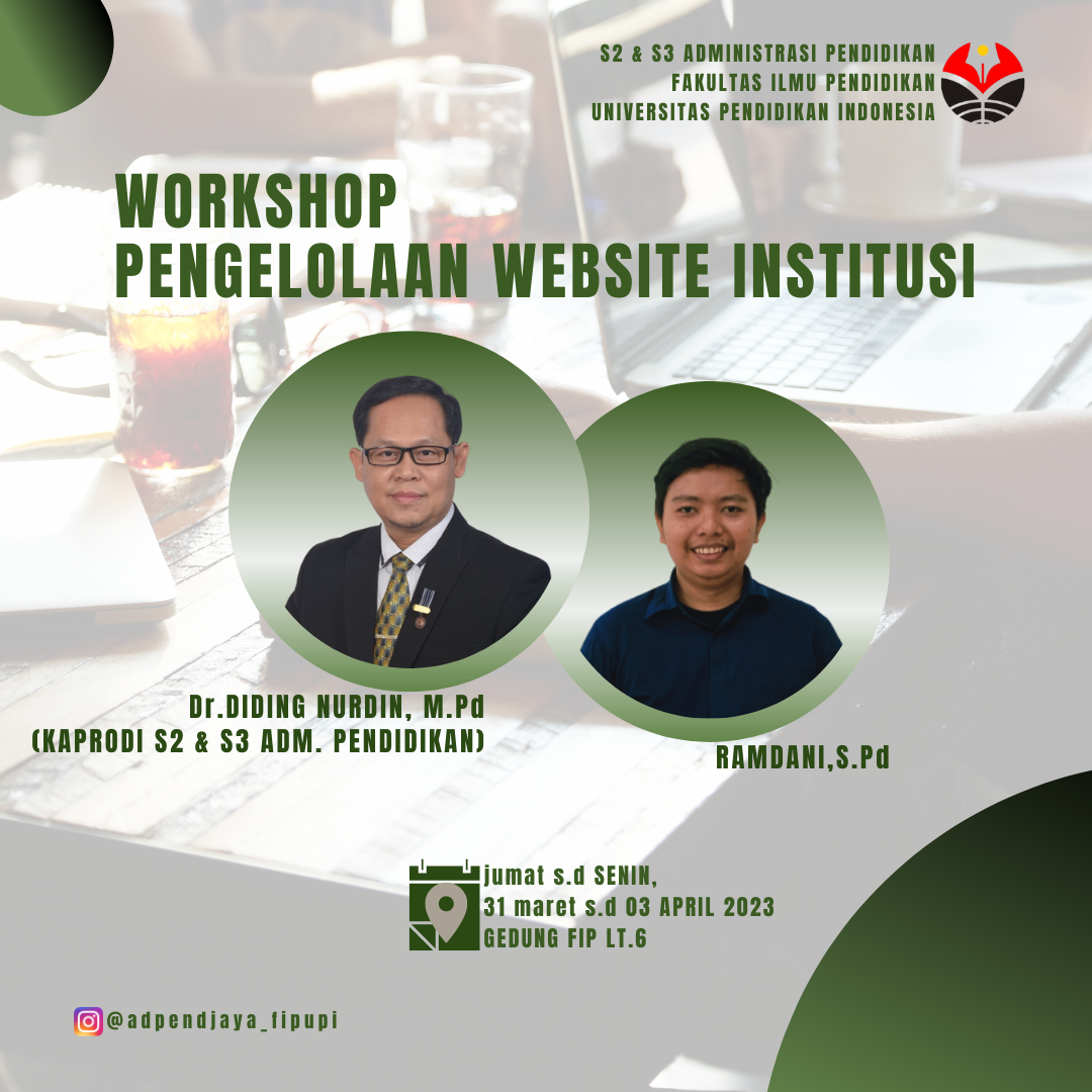 WORKSHOP PENGELOLAAN WEBSITE INSTITUSI WORKSHOP PENGELOLAAN WEBSITE INSTITUSI