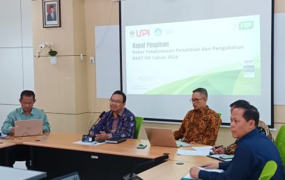 Rapat Pimpinan Rakor Pelaksanaan Penelitian Dan Pengabdian RKAT FIP TAHUN 2024