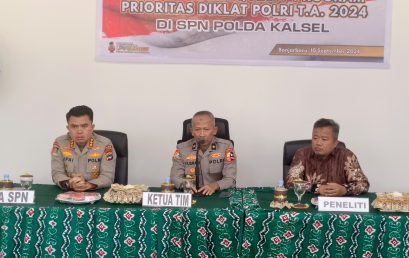 Pengkajian Program Prioritas di SPN Polda Jambi