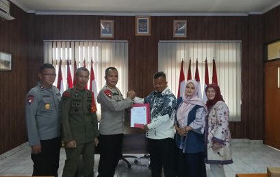 Penandatanganan Kerjasama prodi ADPEND FIP UPI Dengan Satlat Brimob Korbrimob