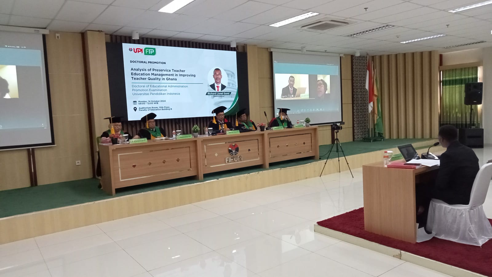 Ujian Sidang Promosi Doktor Richard Lionel Gorni Ujian Sidang Promosi Doktor Richard Lionel Gorni